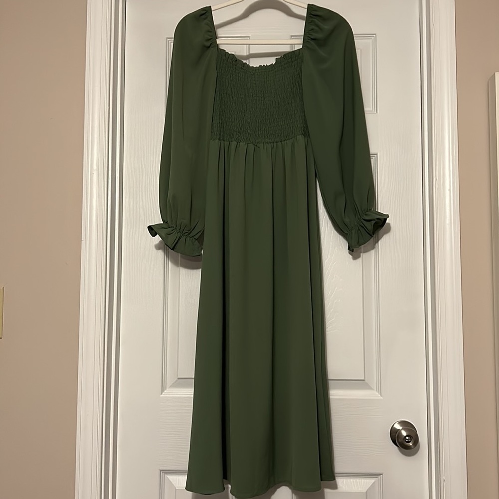Boho Square Neck Dress Size Small